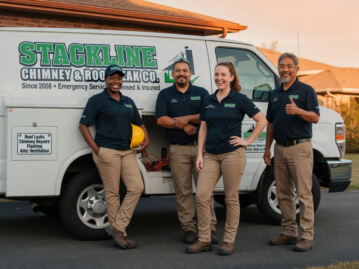 Chimney flashing repair company in Oakfield, WI